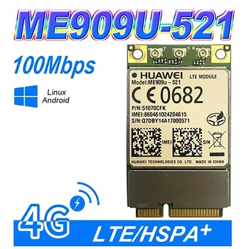 100% Новост за Разблокированного ME909U-521 FDD-LTE Mini pcie 4G Поддържа WCDMA GPS Гласово Съобщение GSM B1/B2/B3/B5/B7/B8/В20