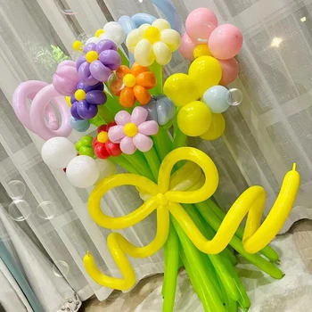 100шт Утолщенных латекс Дълги балони Магически Клоун Детска Играчка Топка Украса за парти по случай рождения Ден на Аксесоари за къпане на бебето