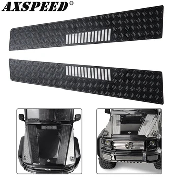 AXSPEED 1 Чифт Метални Части за Защита на предния Капак на Двигателя от скейтборд за 1/10 RC Писта Колата TRX6 TRX-6 6X6 Upgrade Parts
