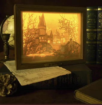 Harries LED Декоративна лампа Potters Живопис Нощна снимка Стил Креативен Модерен Имитира Слънчев Фигура лека нощ Подарък