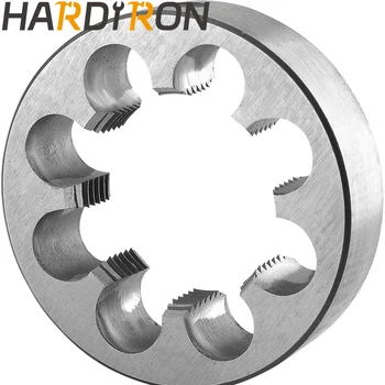 Metric кръгла плашка Hardiron M55X1,5 за подслушване, от дясната плашка за машинно нарязване на резби, M55 x 1.5
