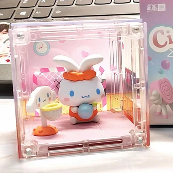 Sanrio Miniso Blind Box Cinnamoroll Декомпрессионный Клуб Kawaii Модел Подарък За Рожден Ден, Детски Играчки Изненада Аниме Периферни Устройства