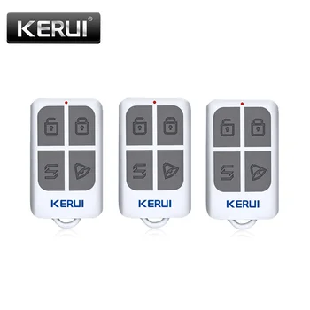 Безжичен портативен дистанционно управление KERUI RC531, ключодържател с 4 бутони за домашна аларма WIFI GSM PSTN