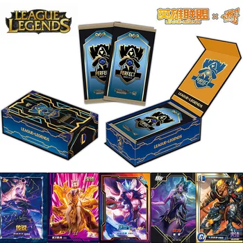 Истинска колекция карти серия League of Legends Игрални герои на Периферни Редки карти с лимитирана серия XP EX SZR, играчки за хоби, подарък за деца