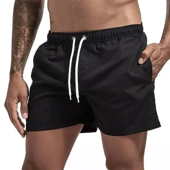 Летни плажни бързо съхнещи мъжки къси панталони Hot Y2K, бързо надевающие оригинален горещ стил отгоре