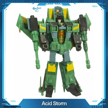 Оригиналната детска играчка Hasbro Transformers Universe Deluxe с фигура Acid Буря с 2 пусковыми ракети за коледен подарък за рожден ден