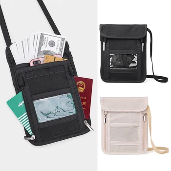 Пътна чанта с блокиране на RFID, противоугонный титуляр за паспорт на притежателя на билета, пътна чанта за паспорт, многофункционален държач за карти, чанта-месинджър