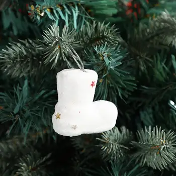 Украса за Коледната елха Очарователни украшения за елхи, мини-подаръчни кутии, сладки чорапи, висящи топки за празнични партита в стил домашен интериор