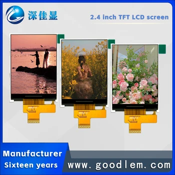 Цветен TFT екран 2,4-инчов IPS широкоъгълен full color LCD дисплей с екран 2,8 На захранващ източник с ниска консумация на енергия LCD модул